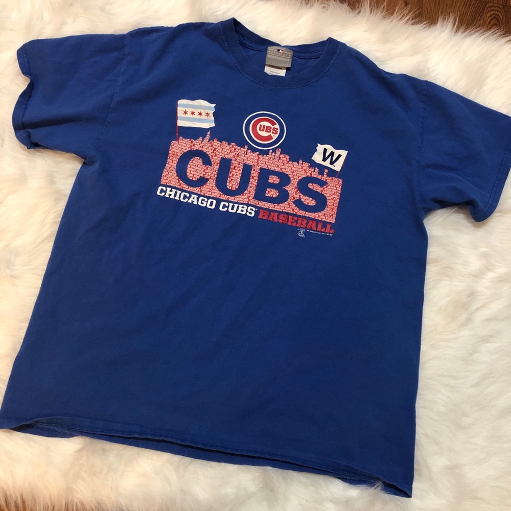 Chicago Cubs Blue Large Shirt